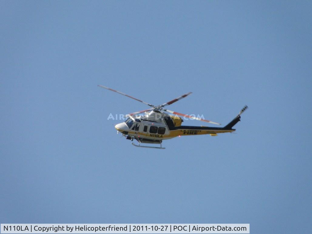 N110LA, 2005 Bell 412EP C/N 36392, Turning from base to final for taxiway Sierra