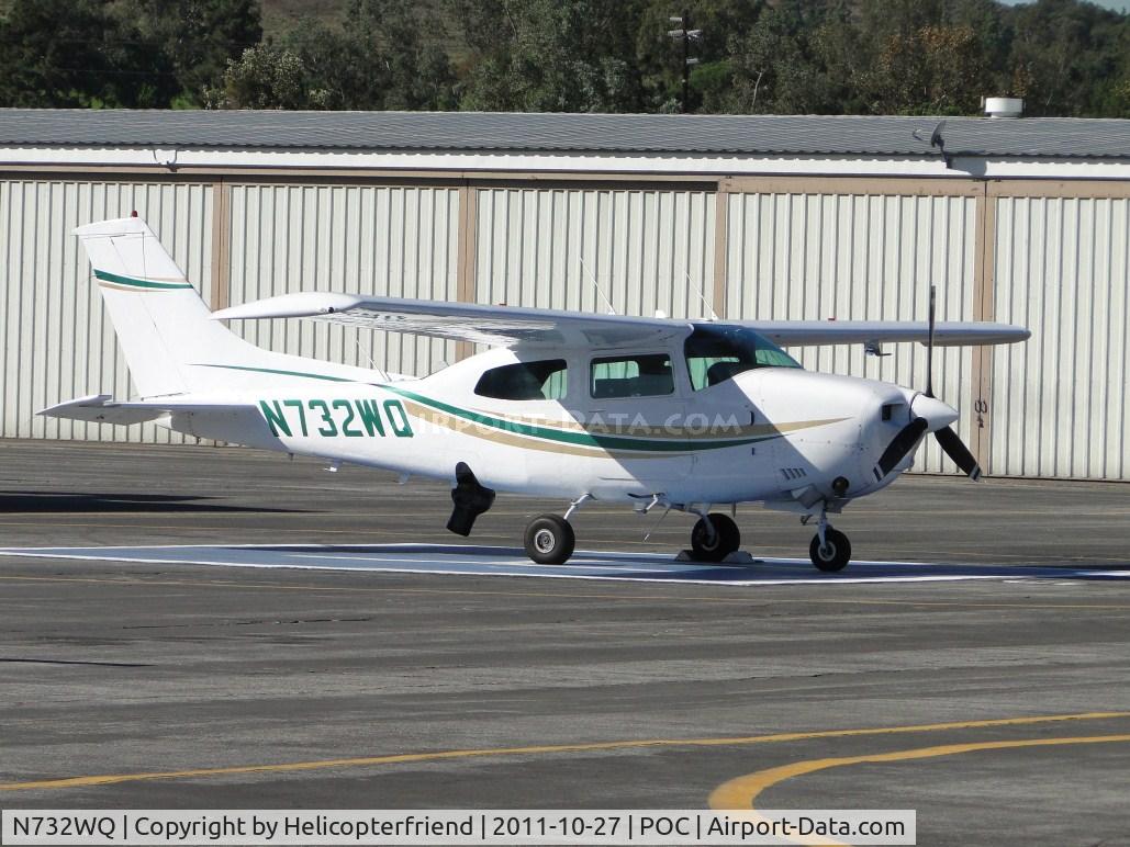 N732WQ, 1977 Cessna T210M Turbo Centurion C/N 21061836, Parked at LA County Air Ops helipad