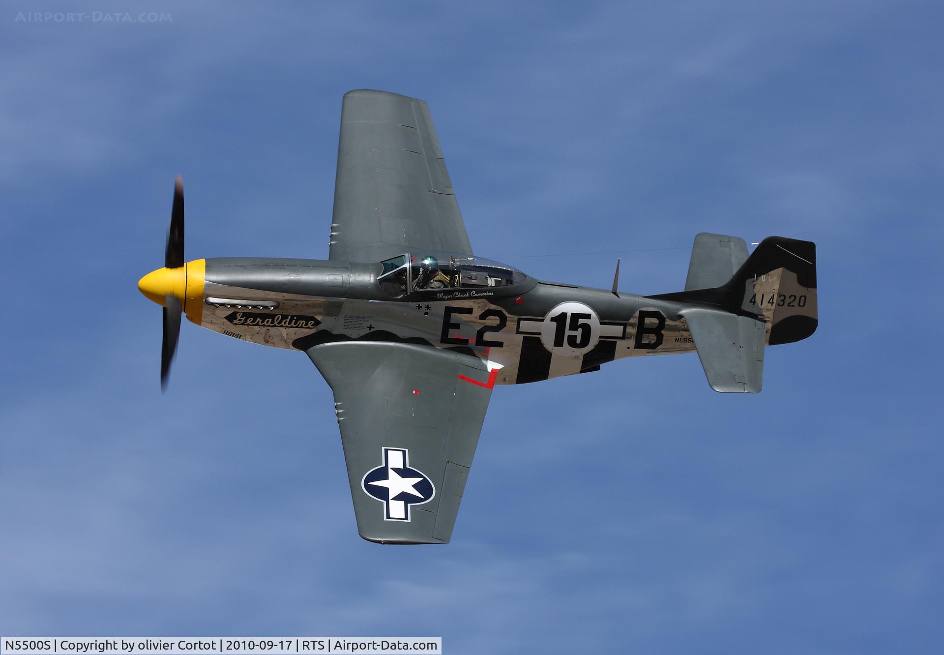 N5500S, 1944 North American F-51D Mustang C/N 44-63655, Profil view, Reno 2010