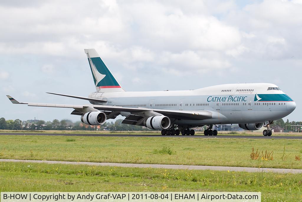 B-HOW, 1991 Boeing 747-467 C/N 25211, Cathay Pacific747-400