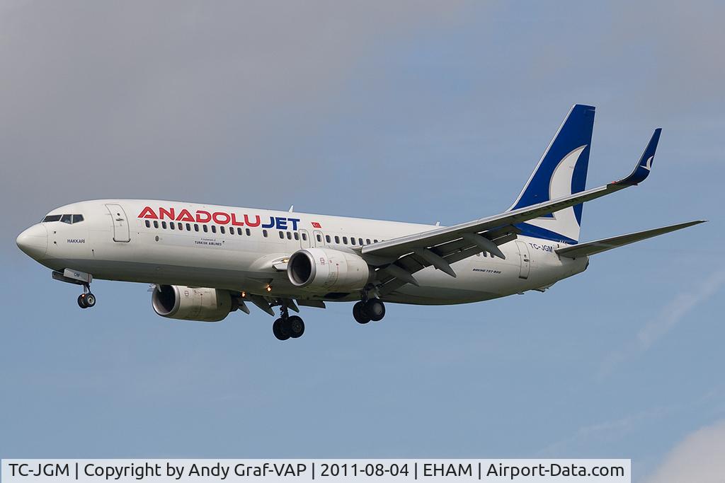TC-JGM, 2006 Boeing 737-8F2 C/N 34411, Anadolujet 737-800