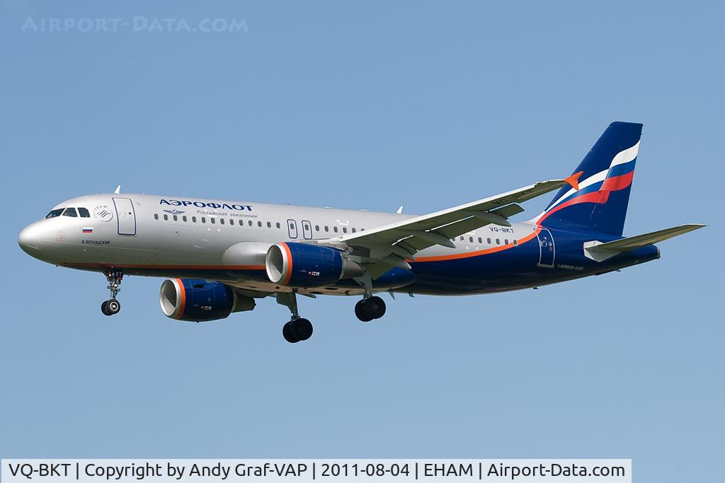 VQ-BKT, 2011 Airbus A320-214 C/N 4712, Aeroflot A320