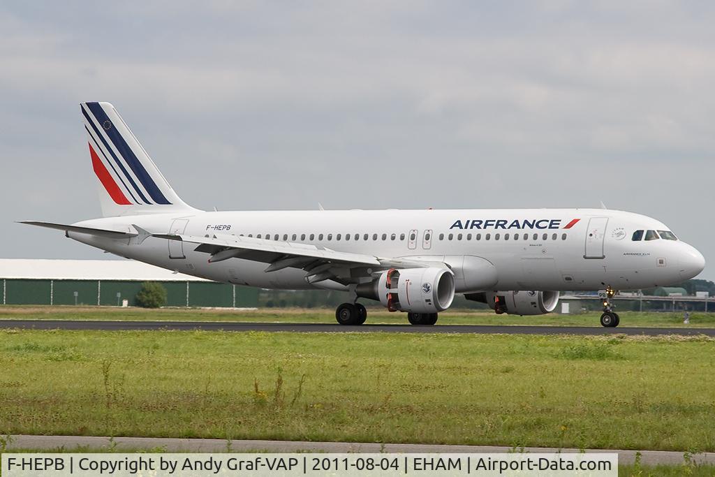 F-HEPB, 2010 Airbus A320-214 C/N 4241, Air France A320