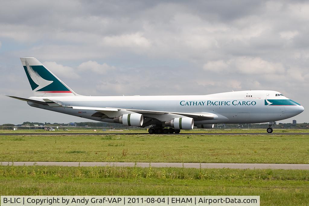 B-LIC, 2009 Boeing 747-467ERF C/N 36868, Cathay Pacific Cargo 747-400