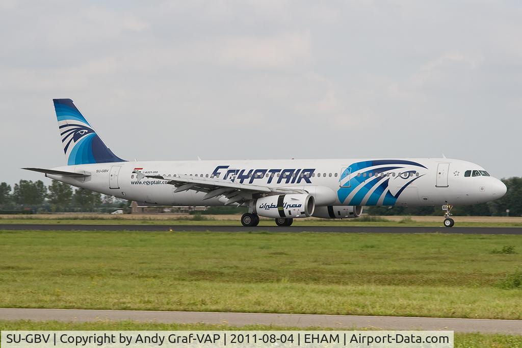 SU-GBV, 1997 Airbus A321-231 C/N 715, Egypt Air A321