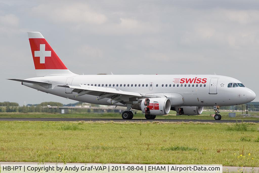 HB-IPT, 1997 Airbus A319-112 C/N 727, Swiss A319