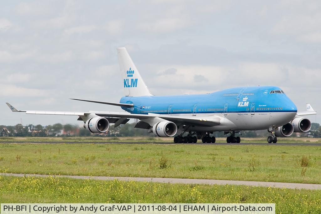 PH-BFI, 1991 Boeing 747-406BC C/N 25086, KLM 747-400