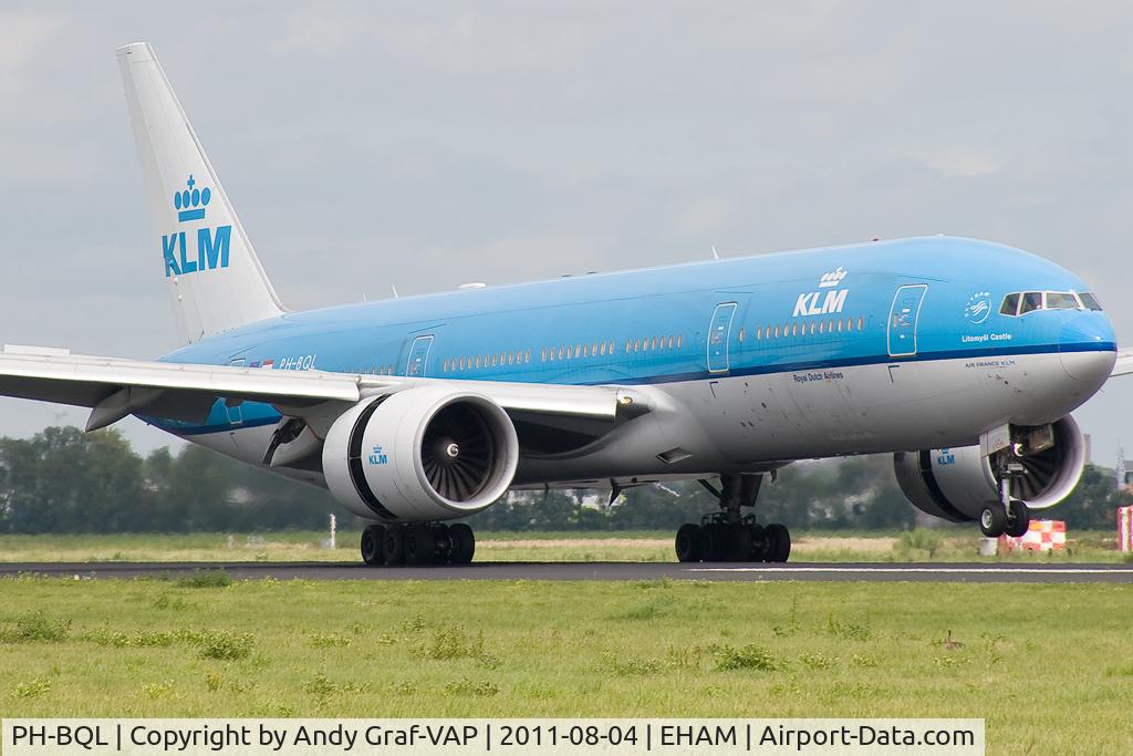 PH-BQL, 2006 Boeing 777-206/ER C/N 34711, KLM 777-200