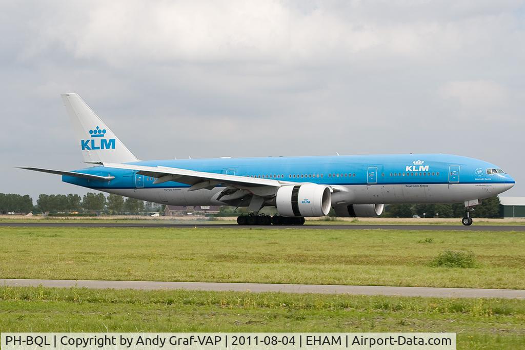 PH-BQL, 2006 Boeing 777-206/ER C/N 34711, KLM 777-200