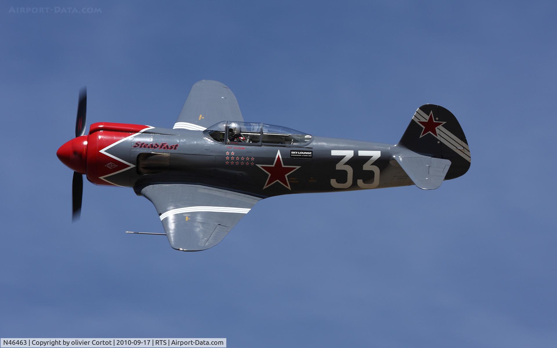 N46463, 2005 Yakovlev (Avione) Yak-3U/R-2000 C/N 001-3/2005, Racing at Reno, 2010