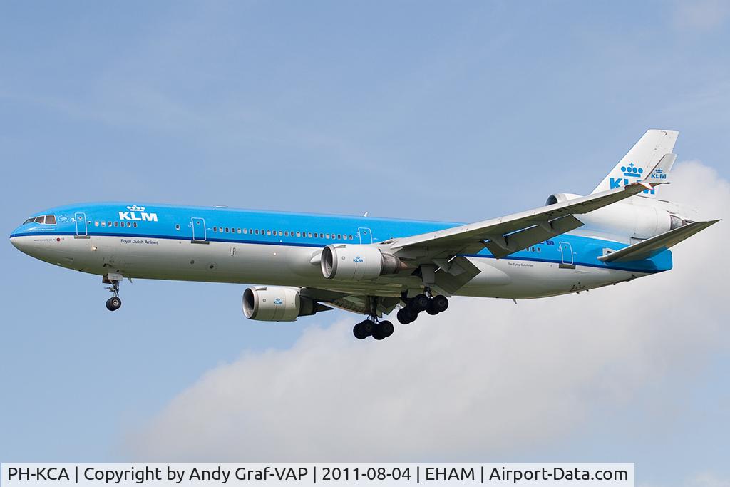 PH-KCA, 1993 McDonnell Douglas MD-11 C/N 48555, KLM MD11