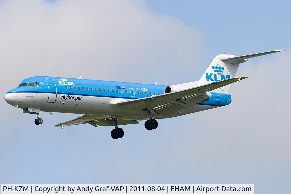 PH-KZM, 1995 Fokker 70 (F-28-0070) C/N 11561, KLM F70