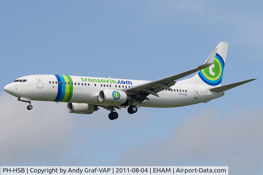 PH-HSB, 2010 Boeing 737-8K2 C/N 34172, Transavia 737-800