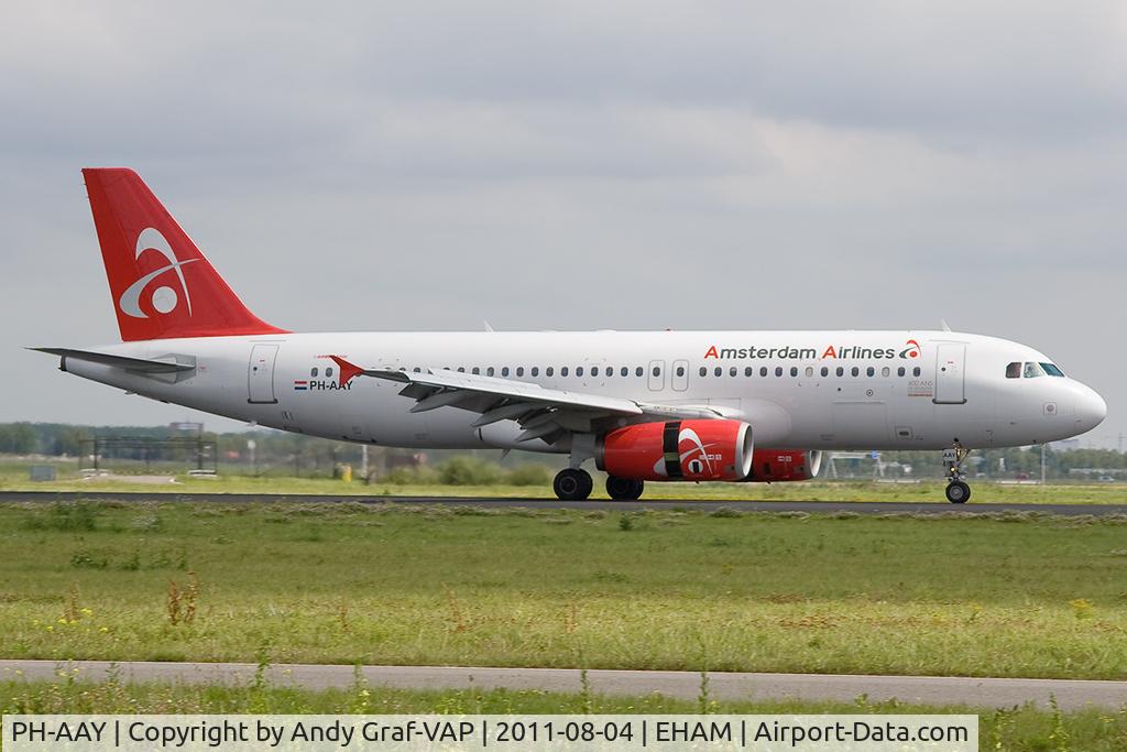 PH-AAY, 1995 Airbus A320-232 C/N 527, Amsterdam Airlines A320