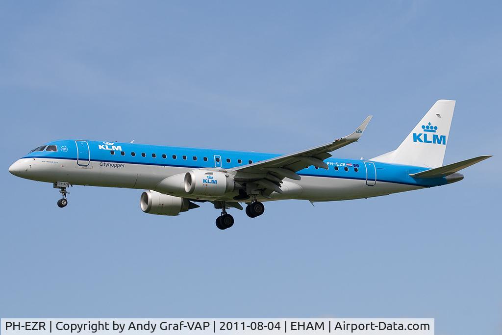 PH-EZR, 2010 Embraer 190LR (ERJ-190-100LR) C/N 19000375, KLM EMB190