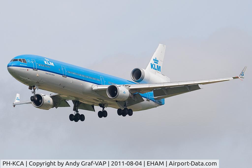 PH-KCA, 1993 McDonnell Douglas MD-11 C/N 48555, KLM MD11