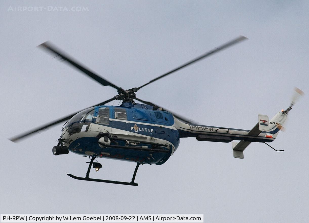 PH-RPW, MBB Bo-105C C/N S-250, Flyover on Schiphol Airport