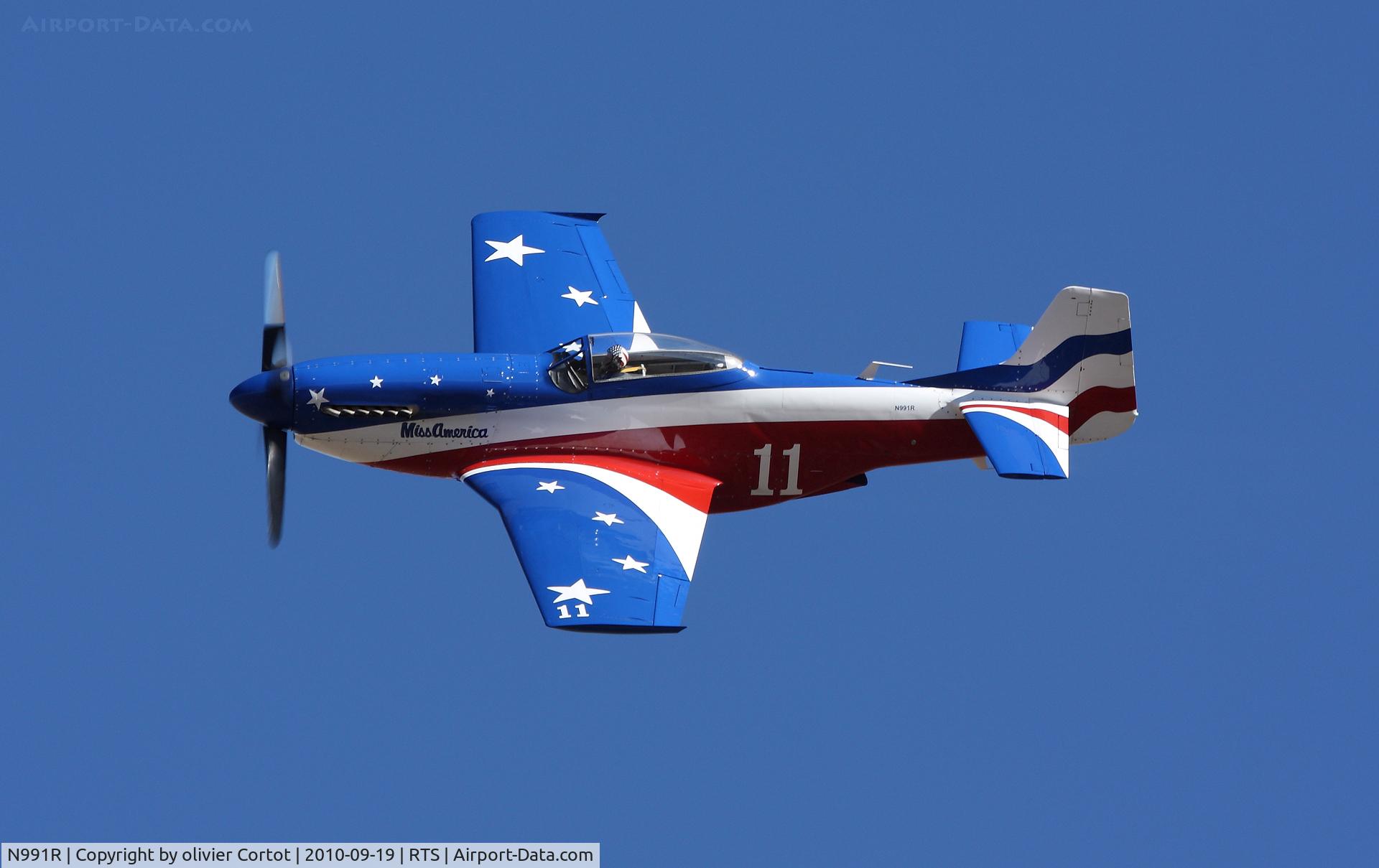 N991R, 1993 North American P-51D Mustang C/N 122-41076, Reno usual participating aircraft