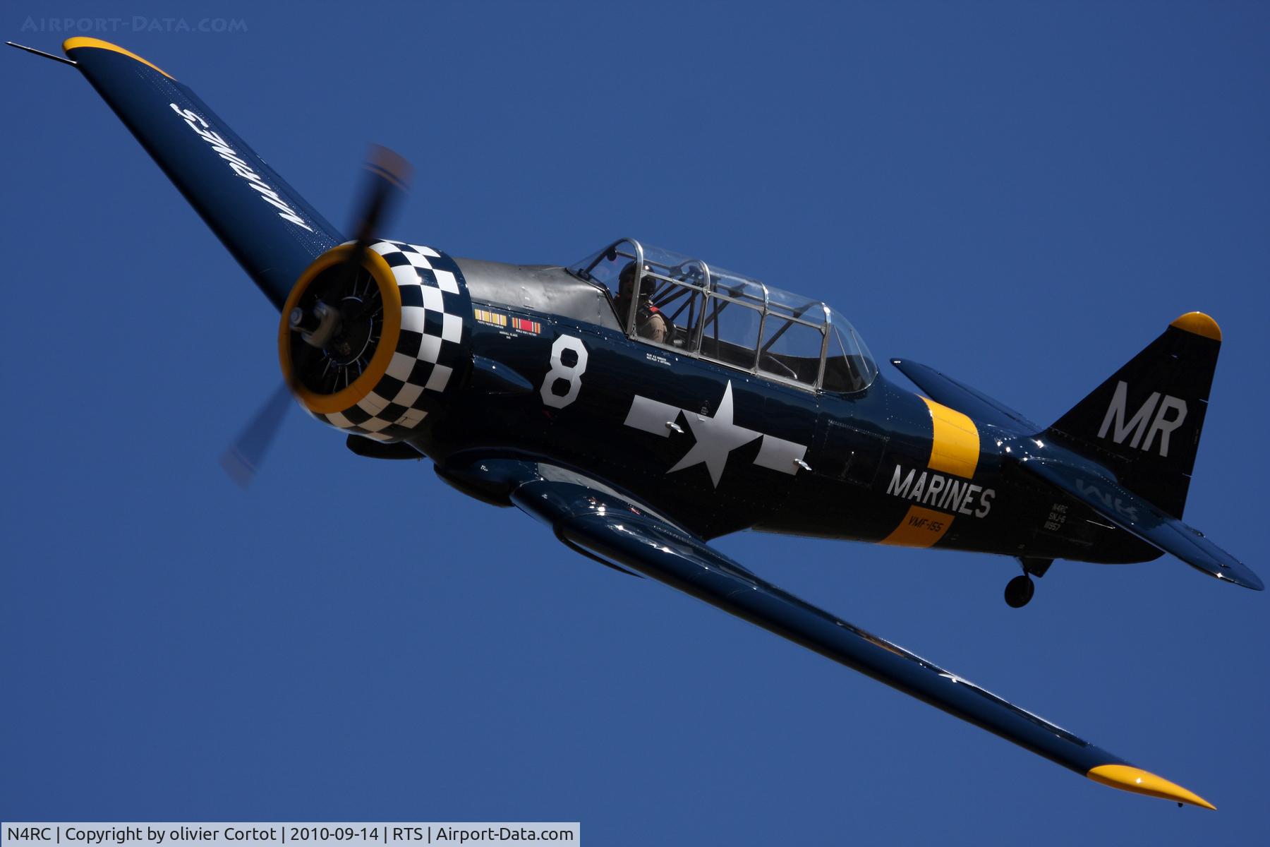 N4RC, 1958 North American SNJ-6 Texan C/N 121-42920, Reno 2010