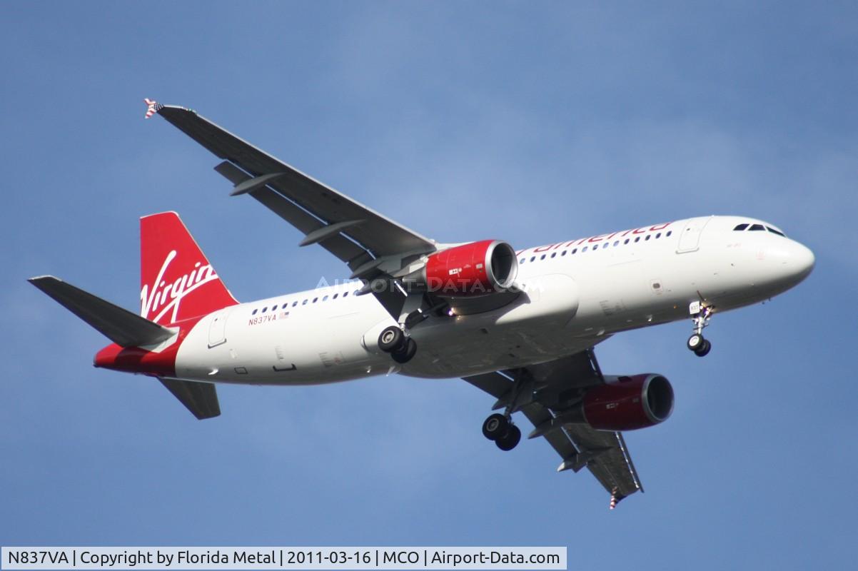 N837VA, 2010 Airbus A320-214 C/N 4558, 