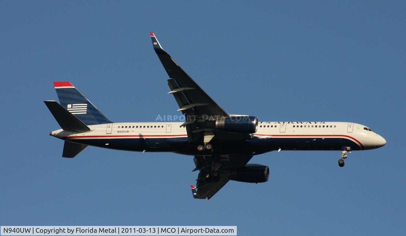 N940UW, 1995 Boeing 757-2B7 C/N 27805, US Airways 757