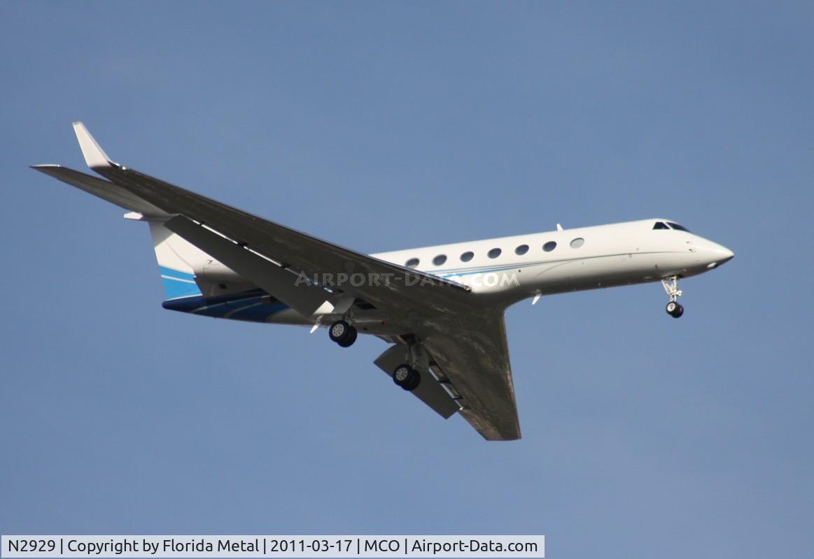 N2929, 2004 Gulfstream Aerospace GV-SP (G550) C/N 5053, Gulfstream 550