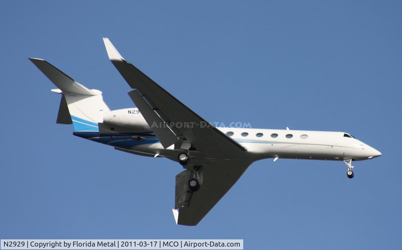 N2929, 2004 Gulfstream Aerospace GV-SP (G550) C/N 5053, Gulfstream 550