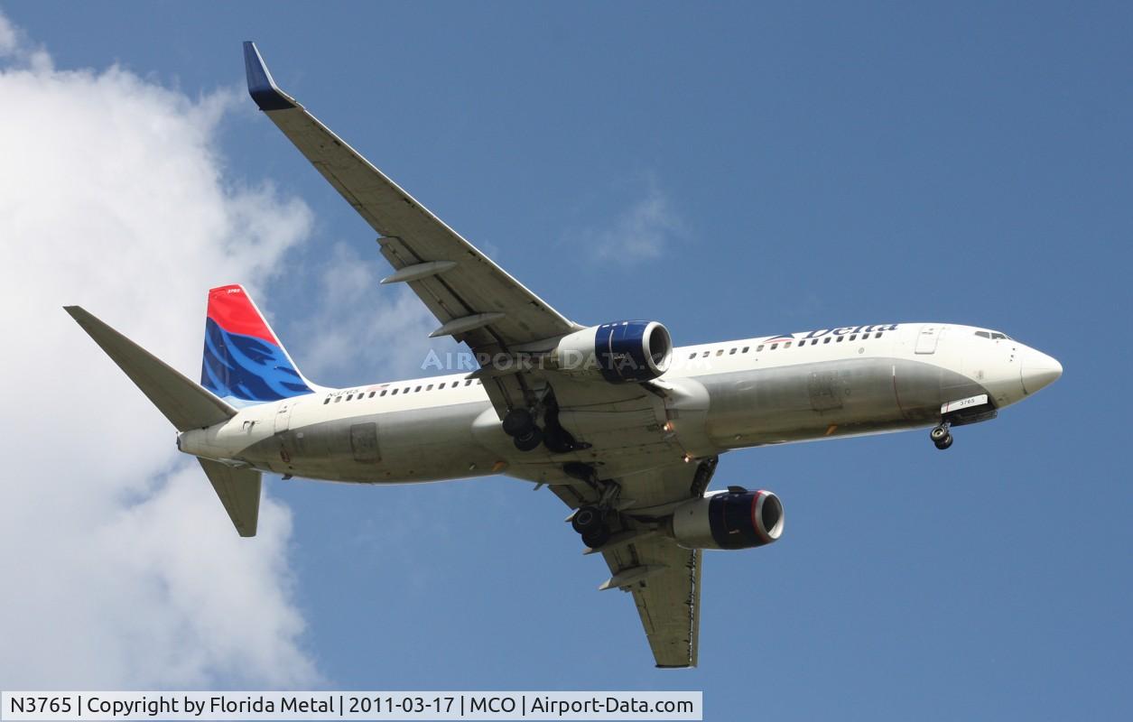 N3765, 2001 Boeing 737-832 C/N 30819, Delta 737