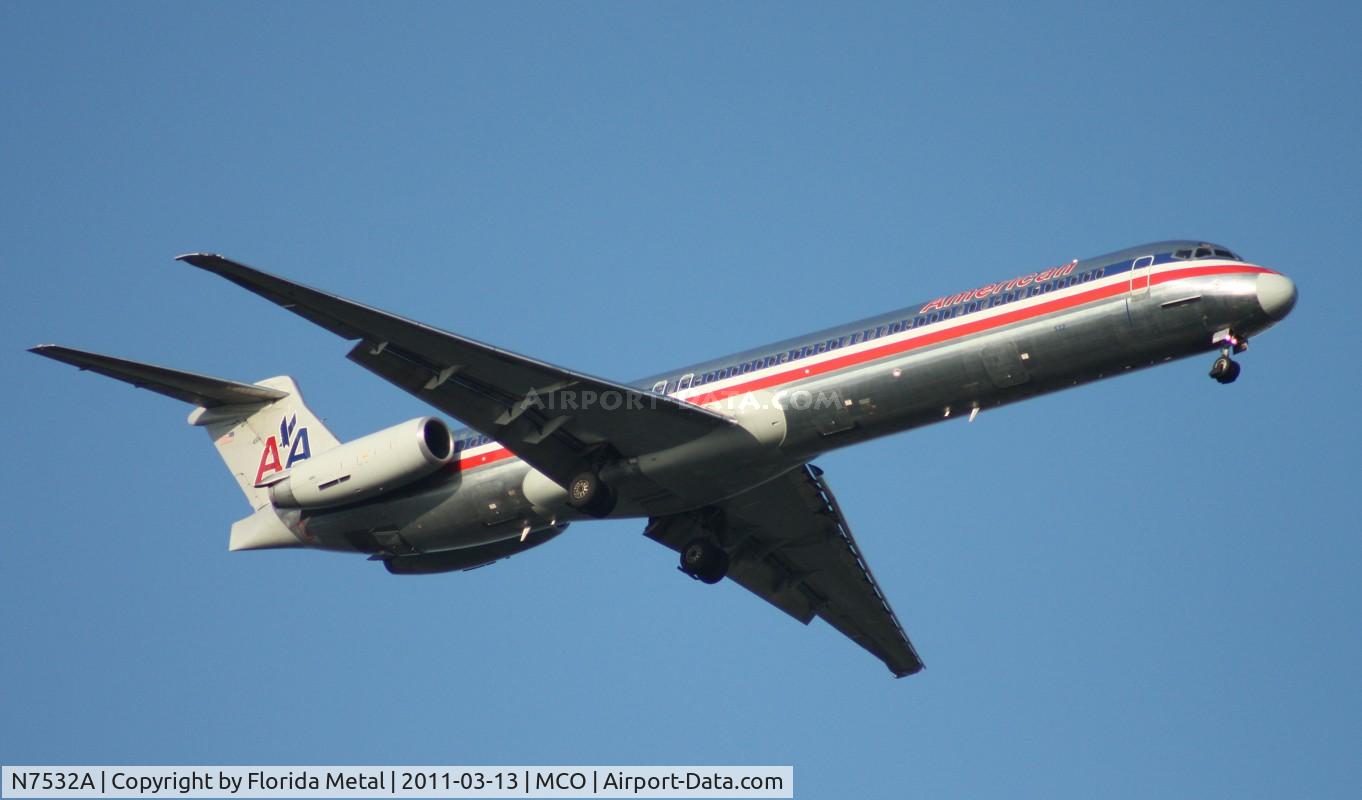 N7532A, 1990 McDonnell Douglas MD-82 (DC-9-82) C/N 49924, American MD-82