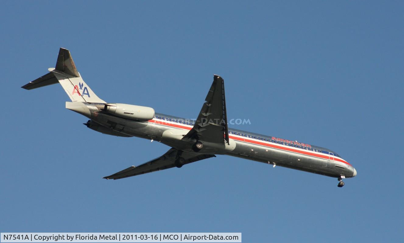 N7541A, 1990 McDonnell Douglas MD-82 (DC-9-82) C/N 49995, American MD-82