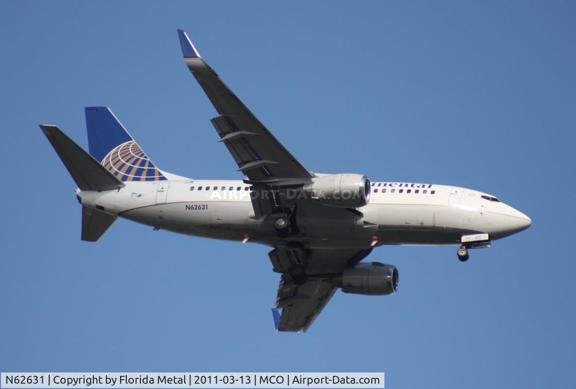 N62631, 1995 Boeing 737-524 C/N 27535, Continental 737