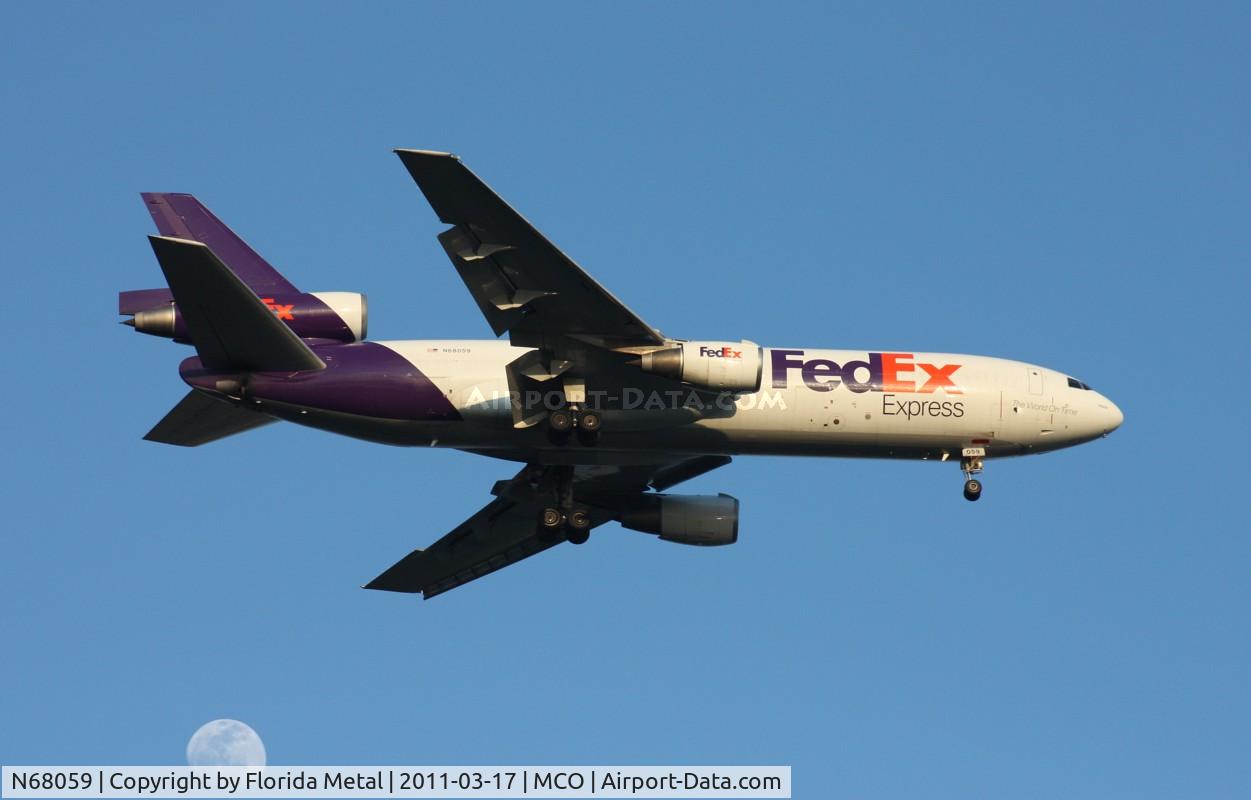 N68059, 1972 McDonnell Douglas MD-10-10F C/N 46907, Fed Ex MD-10