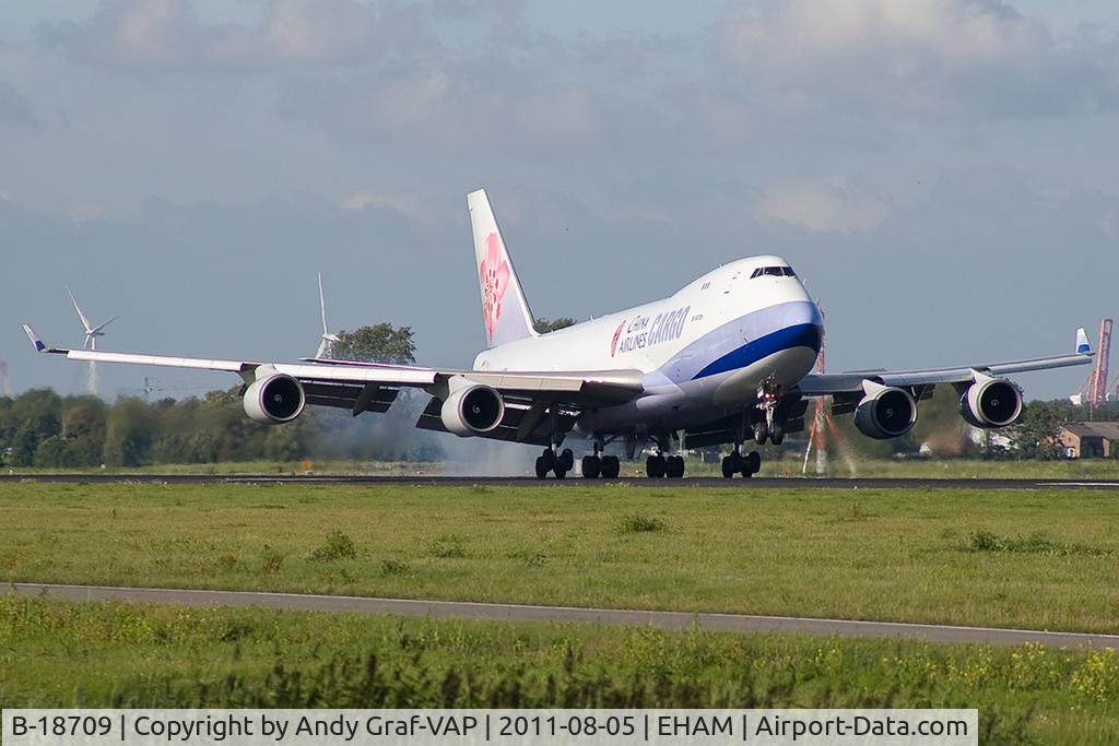 B-18709, 2002 Boeing 747-409F/SCD C/N 30766, China Airlines Cargo 747-400