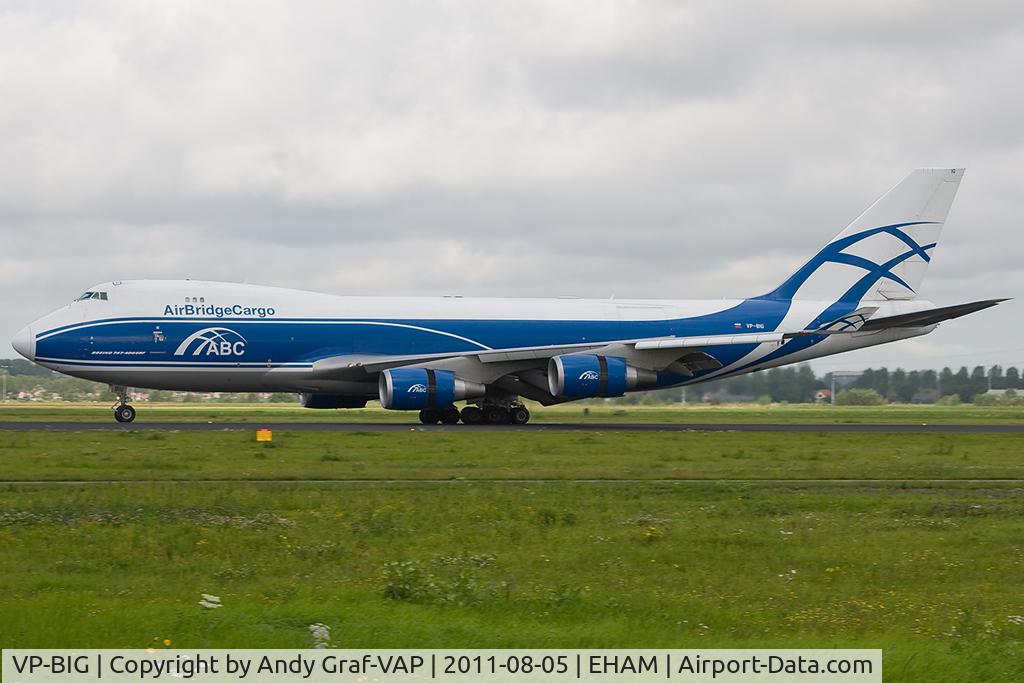 VP-BIG, 2007 Boeing 747-46N/FER/SCD C/N 35420, Airbridge Cargo 747-400