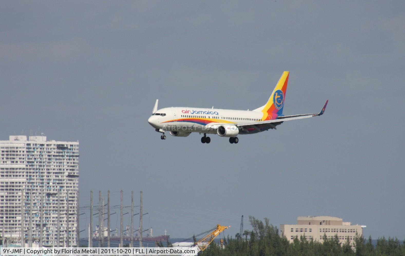 9Y-JMF, 2007 Boeing 737-8Q8 C/N 30730, Air Jamaica (Carribean) 737