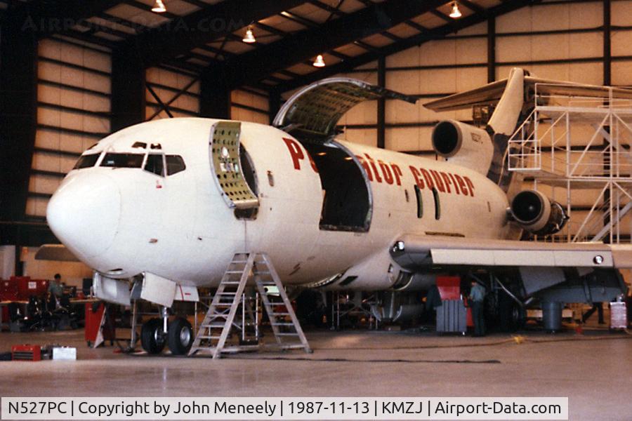 N527PC, 1967 Boeing 727-172C C/N 19665, Undergoing maintenance