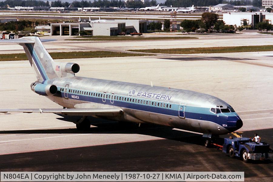 N804EA, 1980 Boeing 727-225 C/N 22435, Pushing back