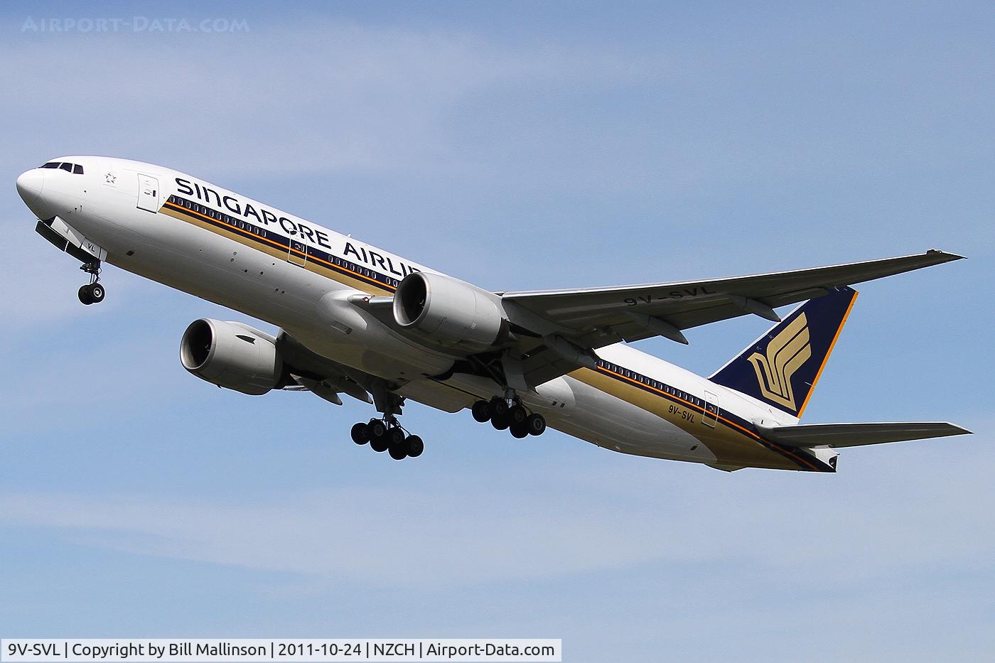 9V-SVL, 2002 Boeing 777-212/ER C/N 32336, away to SIN as SQ298
