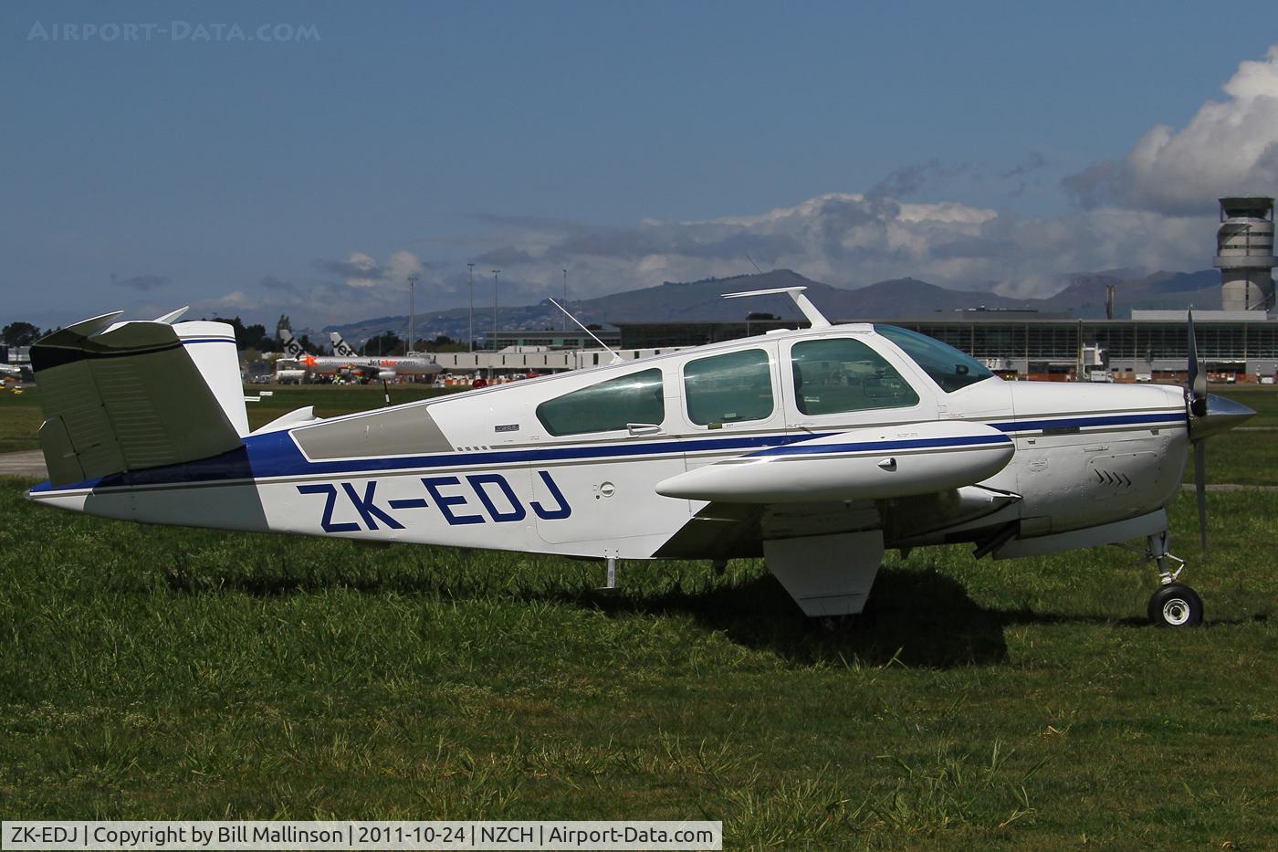 ZK-EDJ, 1970 Beech V35B Bonanza C/N D-9224, parked up