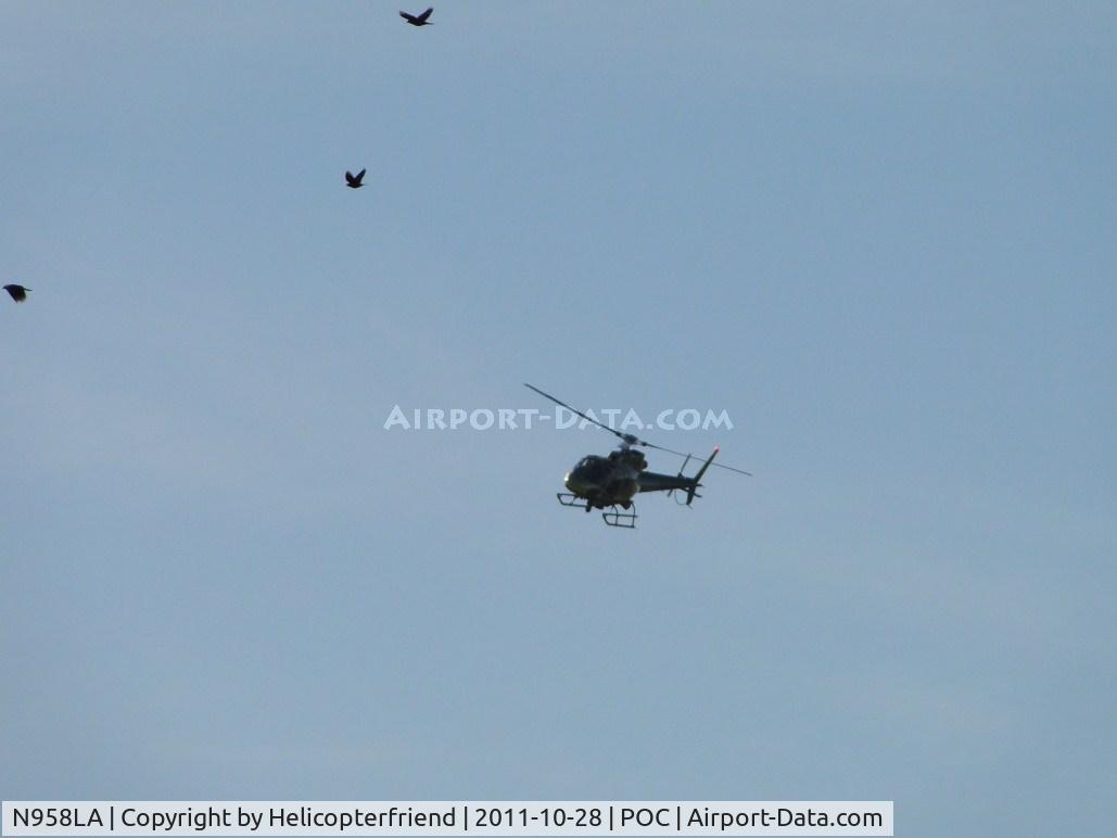 N958LA, 2010 Eurocopter AS-350B-2 Ecureuil Ecureuil C/N 7085, Turning base south of a group of birds
