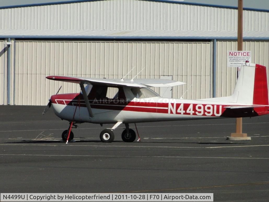 N4499U, 1964 Cessna 150D C/N 15060499, Parked and tied down