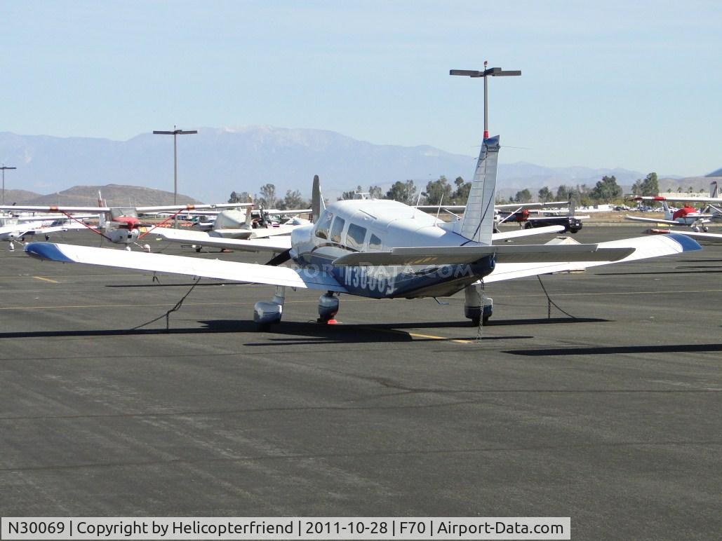 N30069, 1978 Piper PA-32-300 Cherokee Six C/N 32-7840195, Parked and tied down