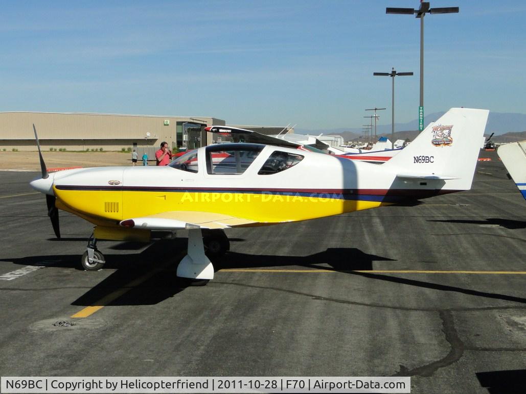 N69BC, 1987 Stoddard-Hamilton Glasair SHA C/N 567R, Parked in transient parking