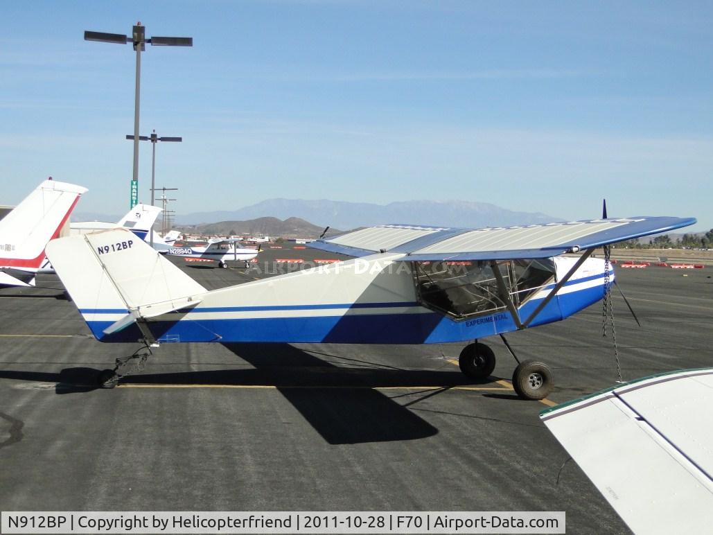 N912BP, Rans S-6 Coyote II C/N 06981246, Parked in transient parking