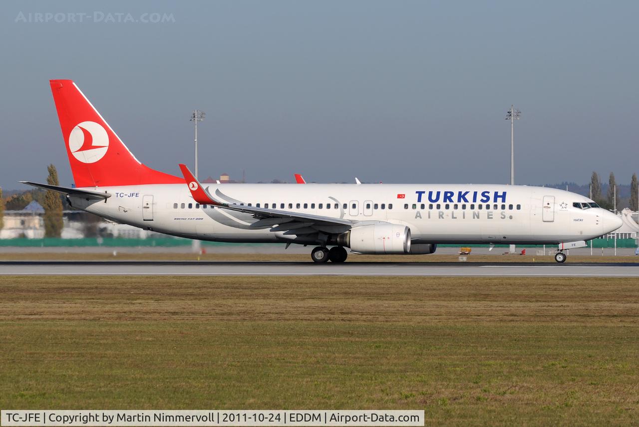 TC-JFE, 1998 Boeing 737-8F2 C/N 29767/95, Turkish Airlines