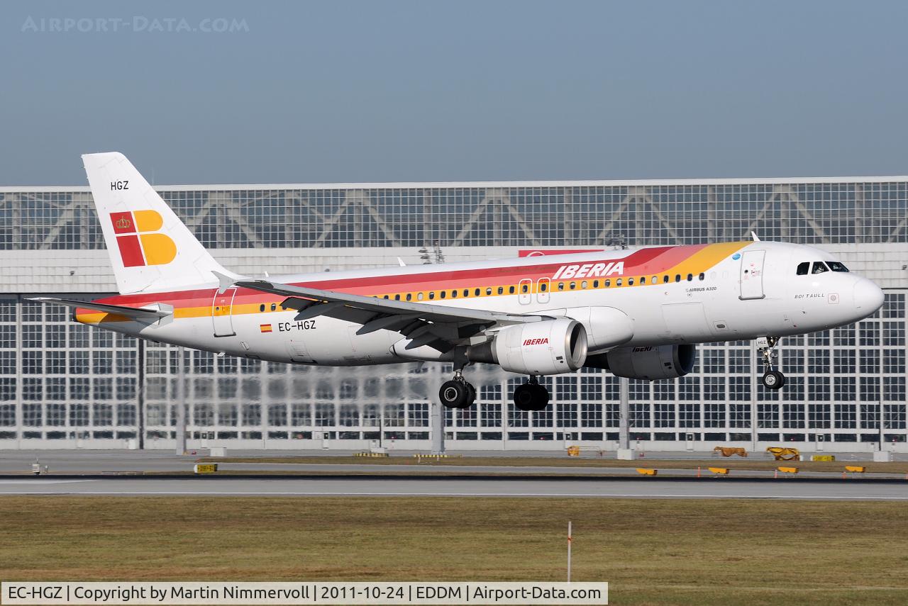 EC-HGZ, 2000 Airbus A320-214 C/N 1208, Iberia