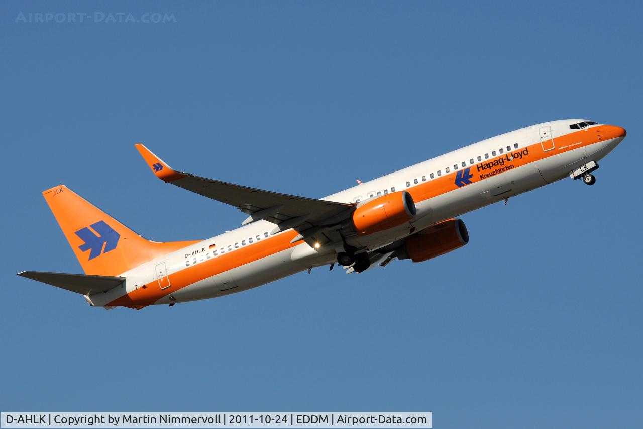 D-AHLK, 2008 Boeing 737-8K5 C/N 35143, Tuifly (Hapag-Lloyd)