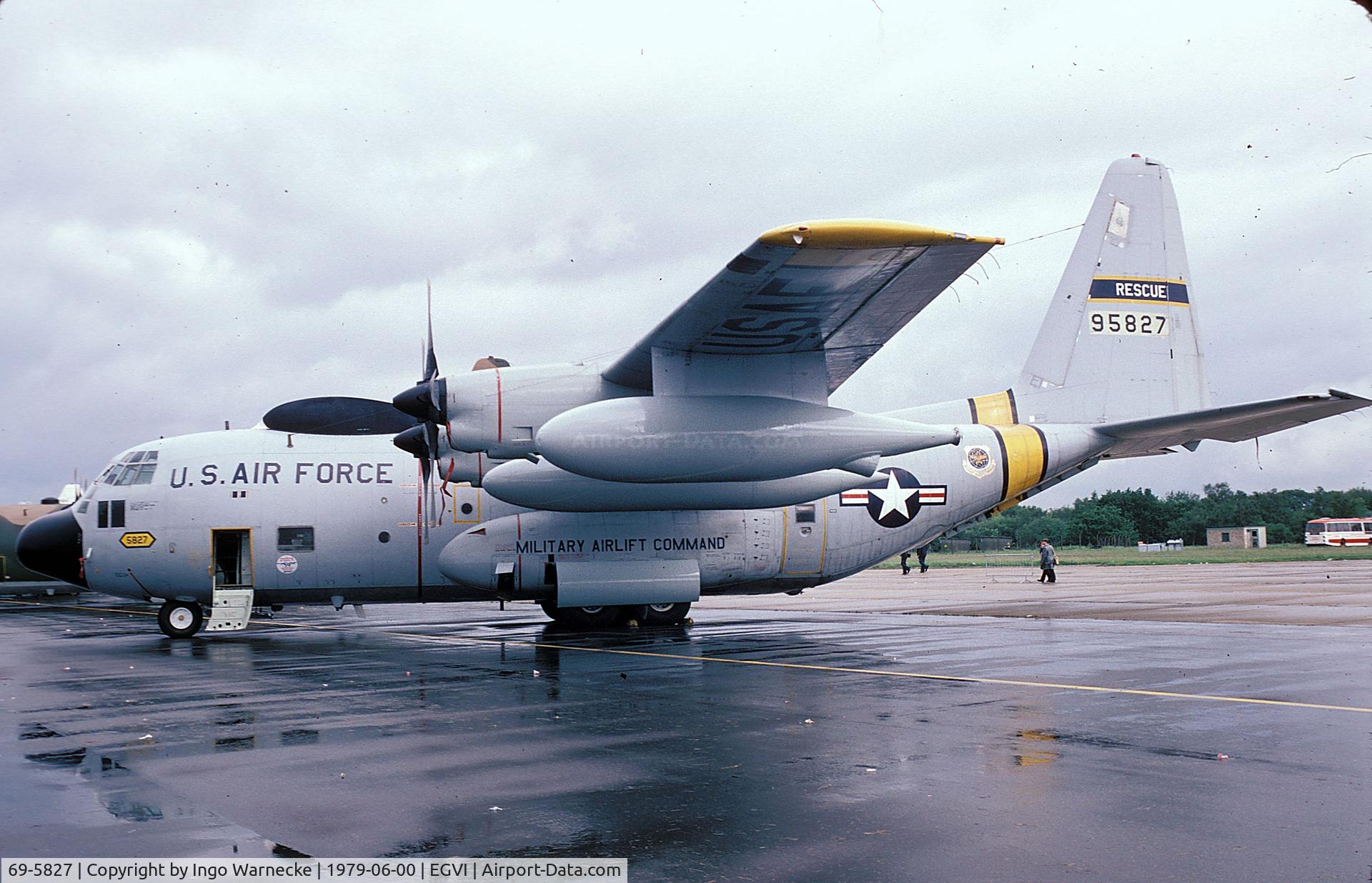 69-5827, 1969 Lockheed HC-130N Hercules C/N 382-4376, Lockheed HC-130N Hercules of the USAF at the 1979 International Air Tattoo, Greenham Common