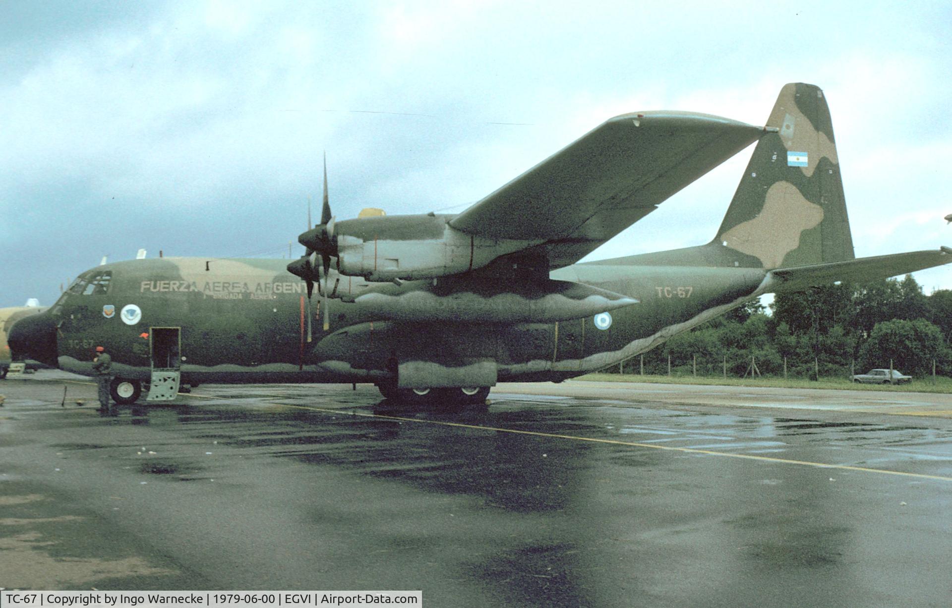 TC-67, 1975 Lockheed C-130H Hercules C/N 382-4576, Lockheed C-130H Hercules of the Fuerza Aerea Argentina at the 1979 International Air Tattoo, Greenham Common