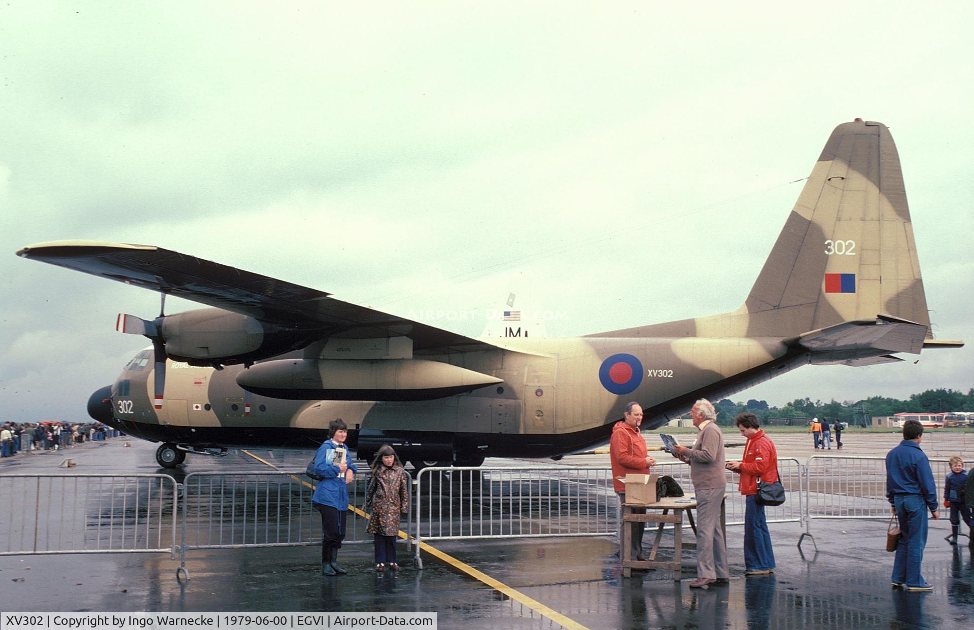 XV302, Lockheed C-130K Hercules C.1 C/N 382-4270, Lockheed C-130K Hercules C1 of the RAF at the 1979 International Air Tattoo, Greenham Common
